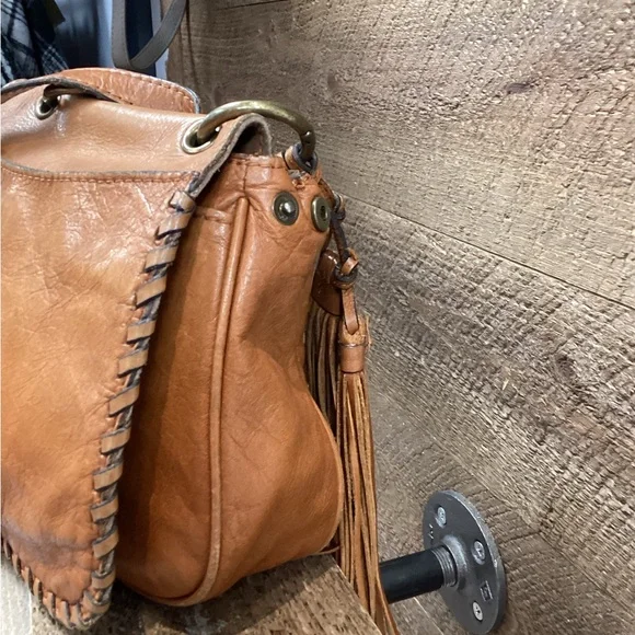 🤎 Patricia Nash Leather Tassel Crossbody Bag – Brown - Picture 5 of 9